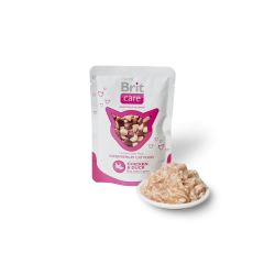 Brit Care Cat Chicken & Duck w sosie saszetka 80g